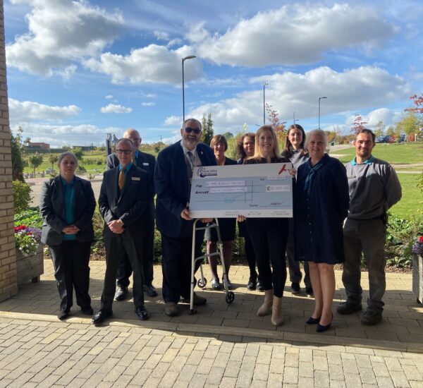 HUGE donation of £12,000 from Nene Valley Crematorium